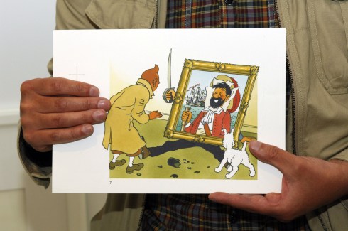 Un dels dibuixos inèdits