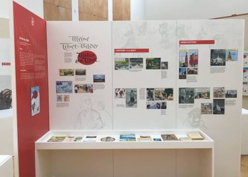 Panells sobre Tintín al Tibet